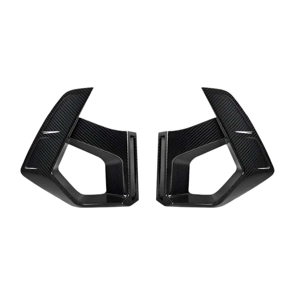 Dry Carbon Fiber for BMW X3M F97 X4M F98 Lci Front Air Intake Bumper Lip Front Air Intake Lower Air Vent