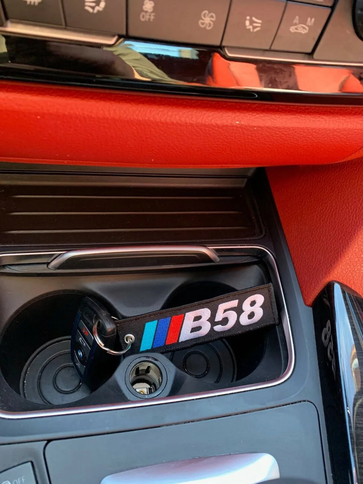 B58 Key Tag / B58 Key Chain / B58 Flight Tag Black ( BPR Colors) for BMW 440 340