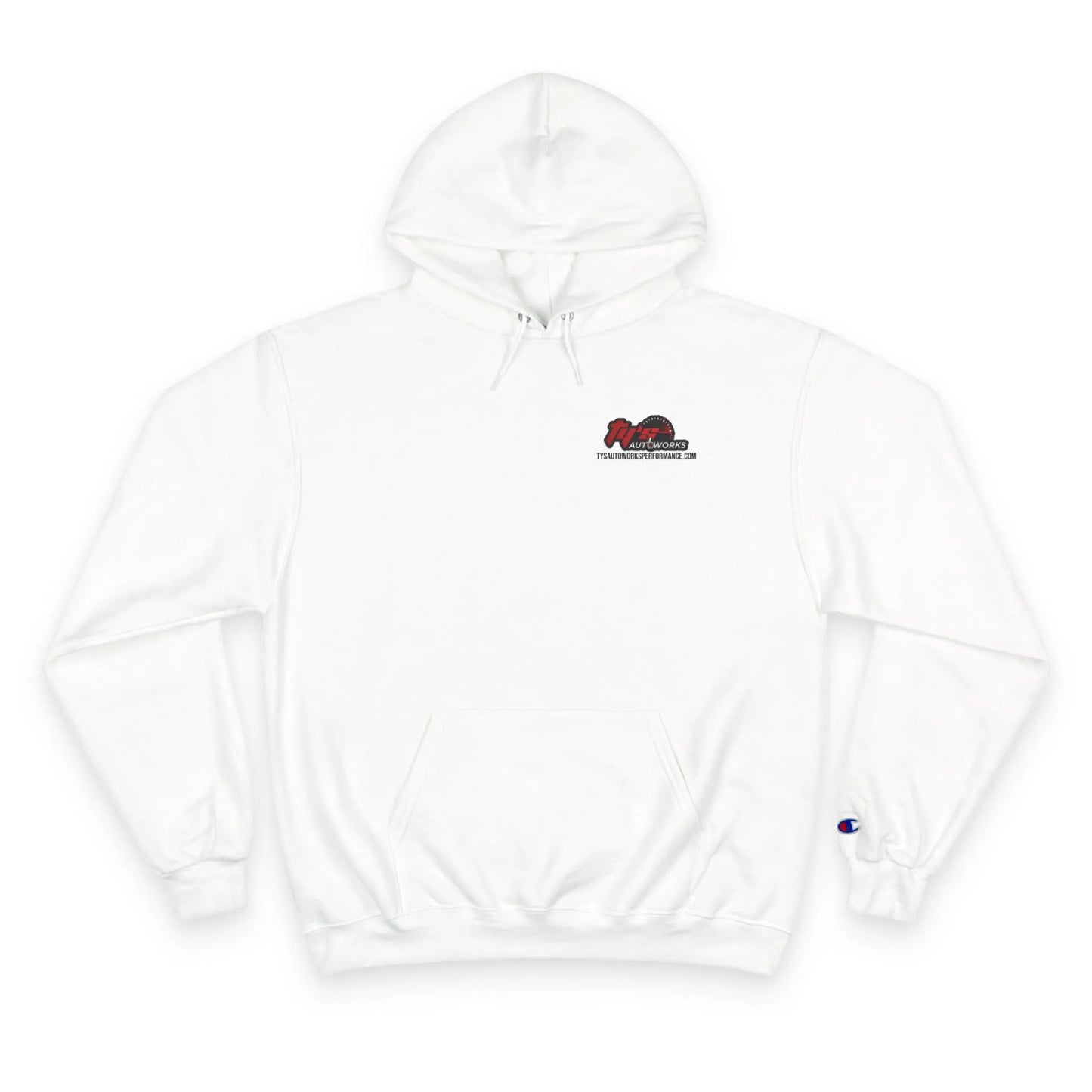 Corn Mascot Hoodie — Fueling Fun Graphic Champion Hoodie