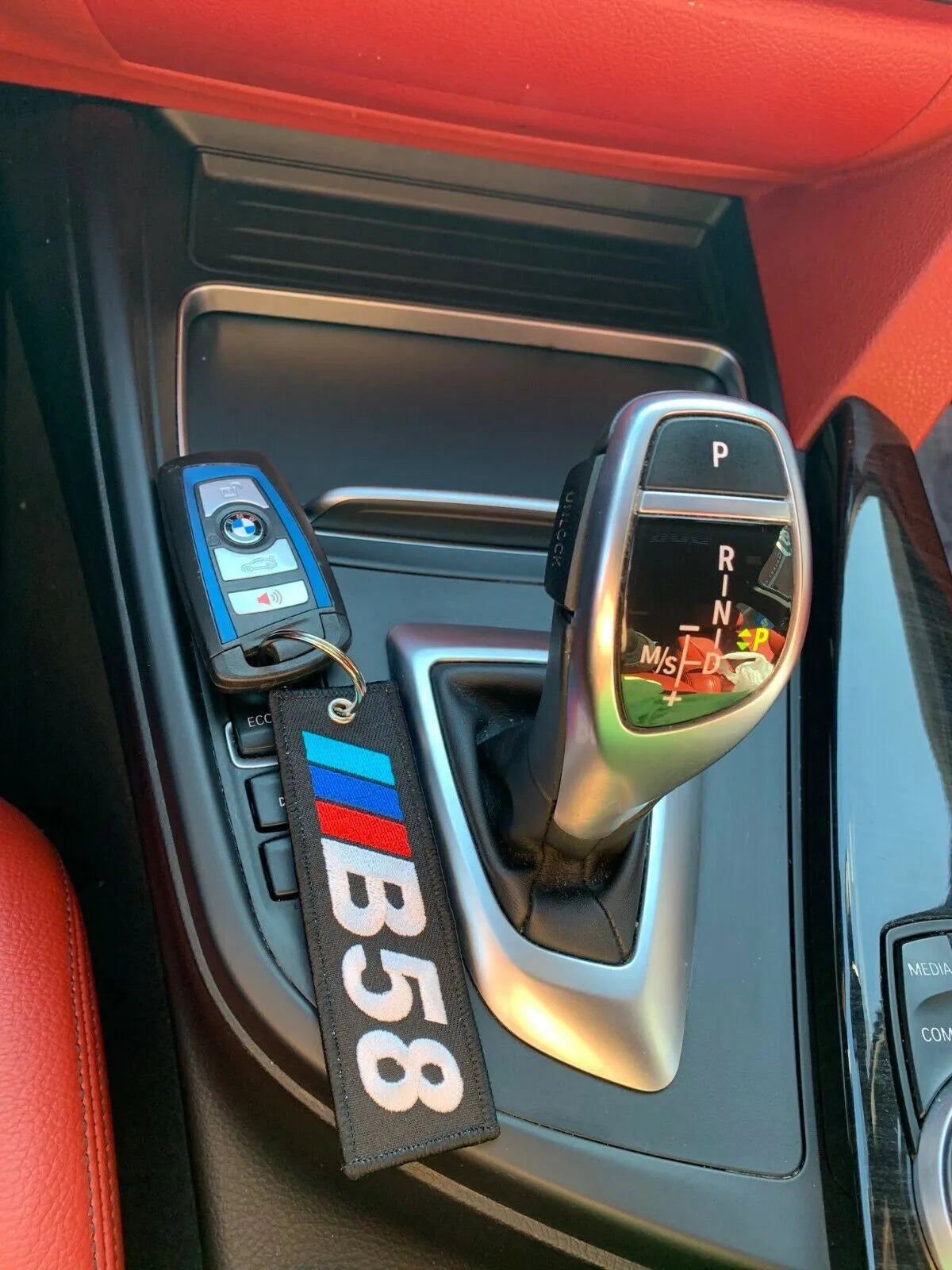 B58 Key Tag / B58 Key Chain / B58 Flight Tag Black ( BPR Colors) for BMW 440 340