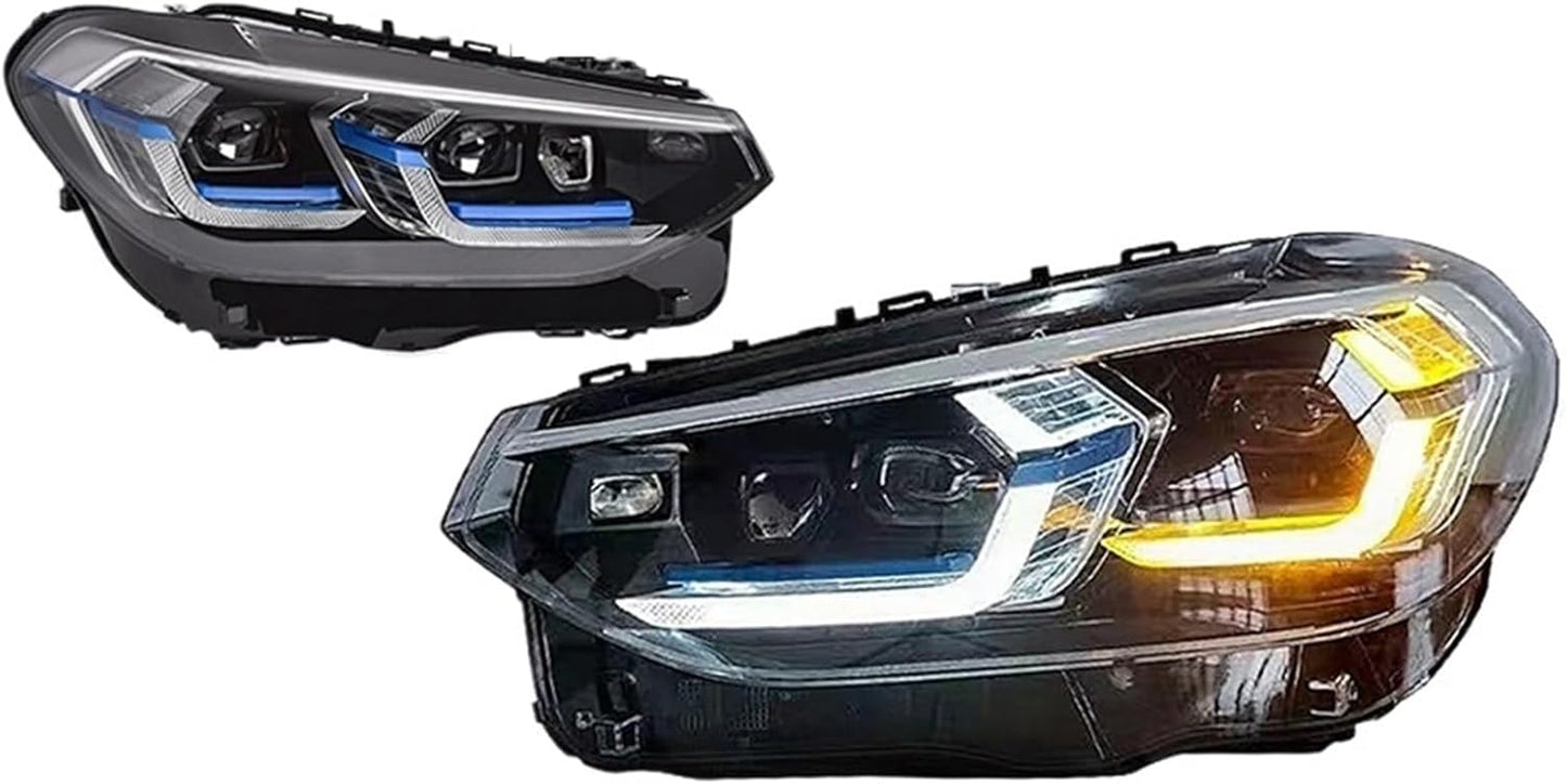 Car Headlights Compatible for BMW X3 G01 G08 18-21 LED Headlamp Assembly Upgrade High Configure Projector Lens Accessories Kit