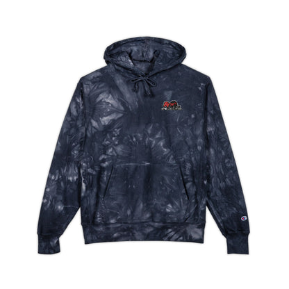 Champion Tie-Dye Hoodie — 'Tysautoworks' Logo