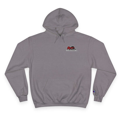 Corn Mascot Hoodie — Fueling Fun Graphic Champion Hoodie