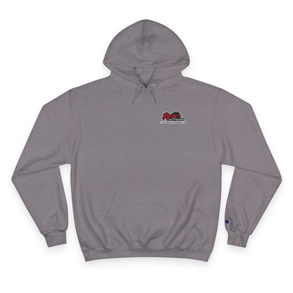 Corn Mascot Hoodie — Fueling Fun Graphic Champion Hoodie