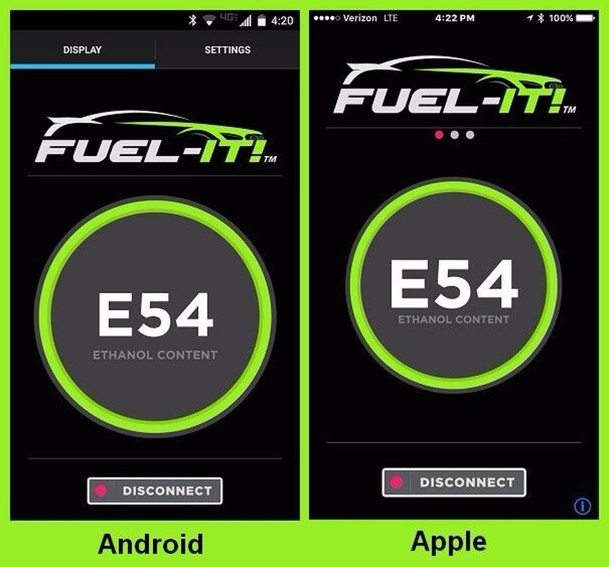 Ethanol Sensor, Fuel-It! Universal Bluetooth ECA , and Fittings