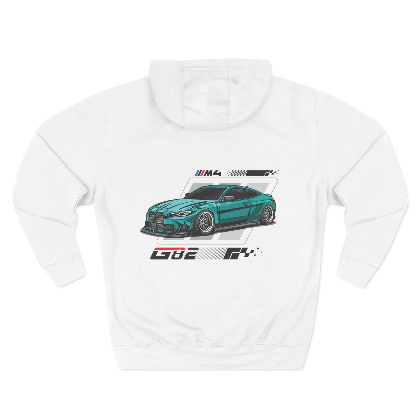 BMW M4 G82 Hoodie — Three-Panel Fleece Car Enthusiast Pullover