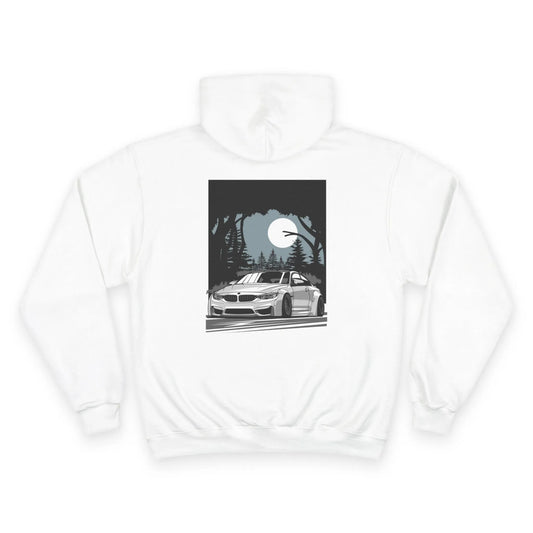 Car Night Hoodie — BMW M Series Moonlight Streetwear