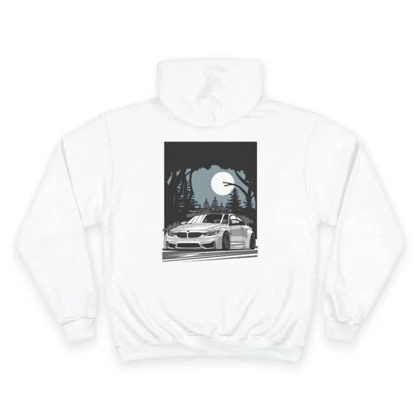 Car Night Hoodie — BMW M Series Moonlight Streetwear