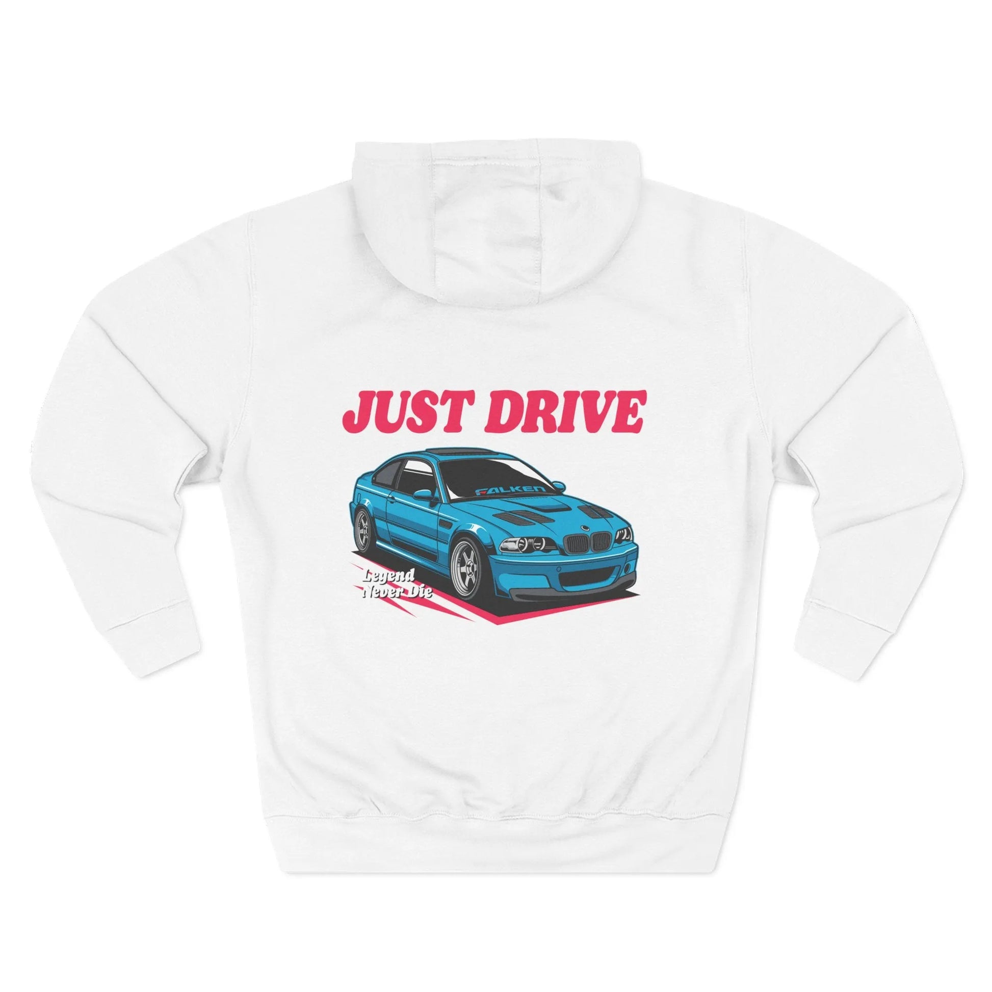 BMW E46 "Just Drive" Fleece Hoodie