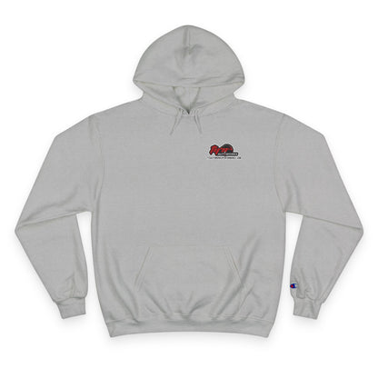 Corn Mascot Hoodie — Fueling Fun Graphic Champion Hoodie
