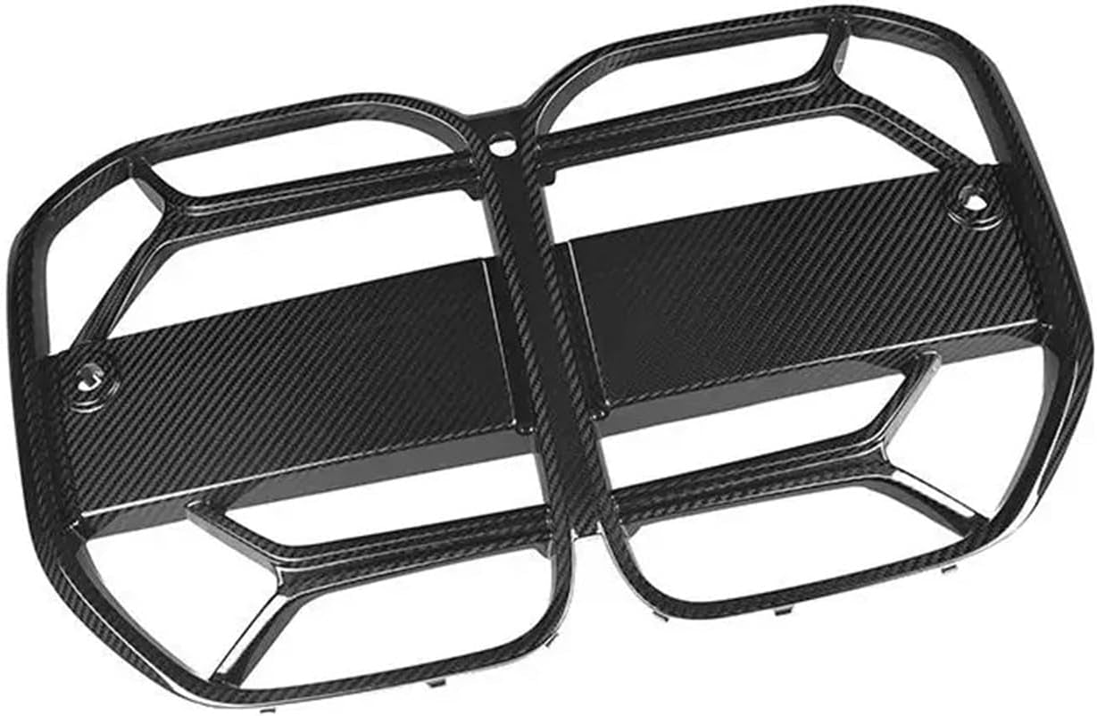 Front Bumper CSL Style Replacement Mesh Grill Compatible for BMW 4 Series G22 G23 430I & M440I 2021+ Carbon Fiber(Carbon)