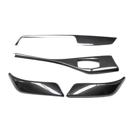 BMW 2 Series F22 F23 LCI 2018-2019 Innter DOOR Panels Carbon Fiber Interior Trim Cover 4-Pc/Set