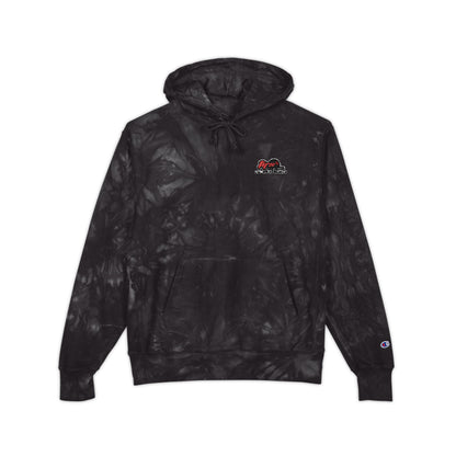 Champion Tie-Dye Hoodie — 'Tysautoworks' Logo