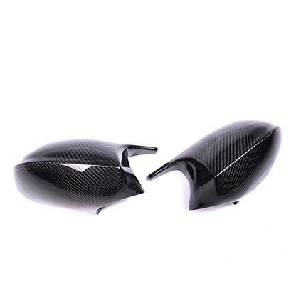 Carbon Fiber Rear View Side Door M Look Wing Mirror Housing Covers Caps  3 Series E90 E92 E93 335I 2004+