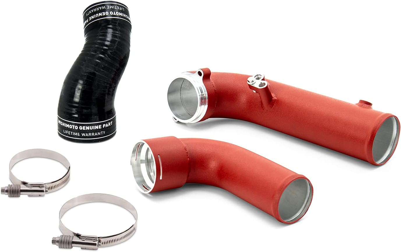 MMICP-SUP-20BK Performance Charge Pipe, Compatible with Toyota Supra GR 3.0L 2020+, Micro-Wrinkle Black