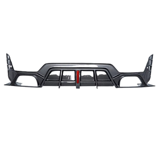 Dry Carbon Fiber Rear Bumper Diffuser for BMW 3 Series G20 LCI