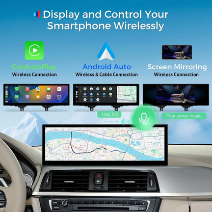 14.9 Inch Android 13 Car Stereo for BMW F30/F31/F32/F33//F34/F35/F36 (2013-2016) NBT System, 2K IPS Touch Screen 4+64GB Global 4G Car Radio GPS Navigation Support Wireless Car Play Android Auto