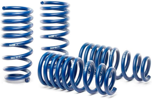 Lowering Springs Compatible with BMW M4 Coupé (G82) Incl. Competition (Xdrive) 2020-, Only with Adaptive Shocks Fa30/Ra25Mm