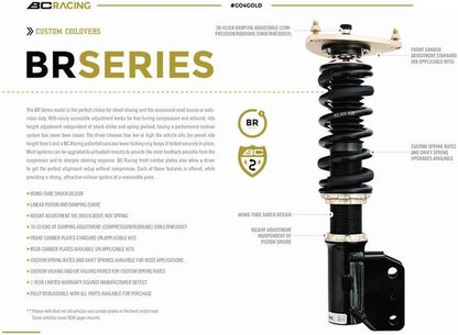 BR Series Coilovers Compatible with 2006-2011 BMW 328I (I-18-BR)