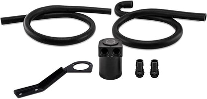 MMBCC-N54-06CBE2 Baffled Oil Catch Can, Compatible with BMW N54 CCV Side, 2007-2010, Black