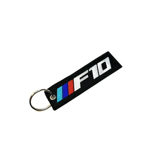 F10 Key Tag / F10 Key Chain / F10 Flight Tag Black ( BPR Color) for BMW 5 Series