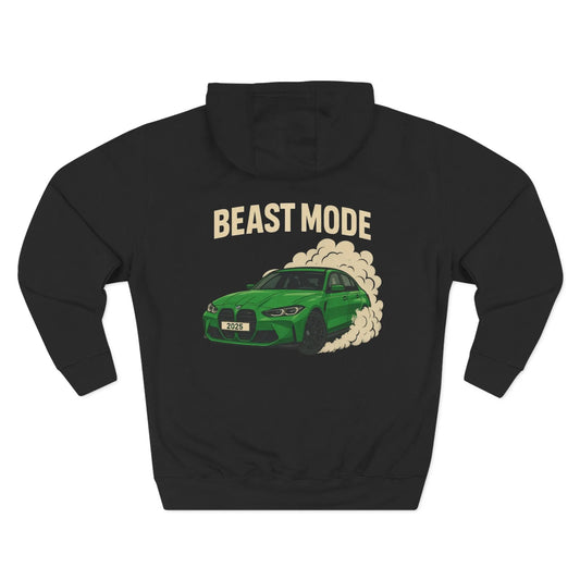 BMW M3 G80 Burnout Hoodie — Three-Panel Fleece