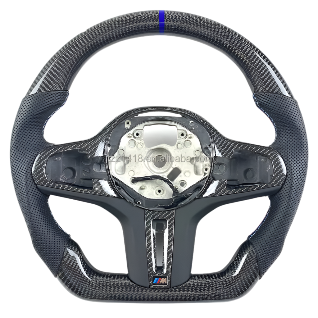 M340I G20 G30 G21 G31 G80 G82 G87 Carbon Fiber Leather Steering Wheel