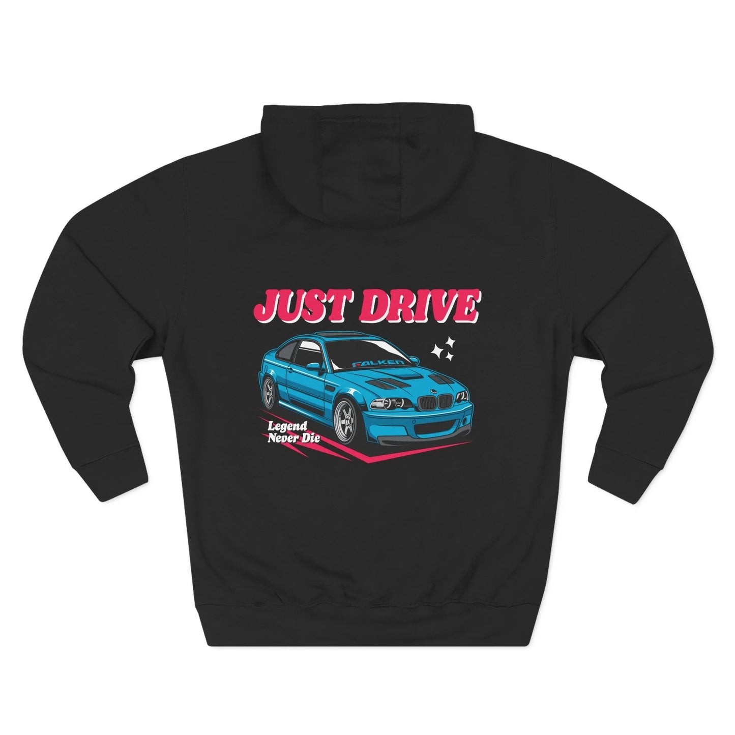 BMW E46 "Just Drive" Fleece Hoodie
