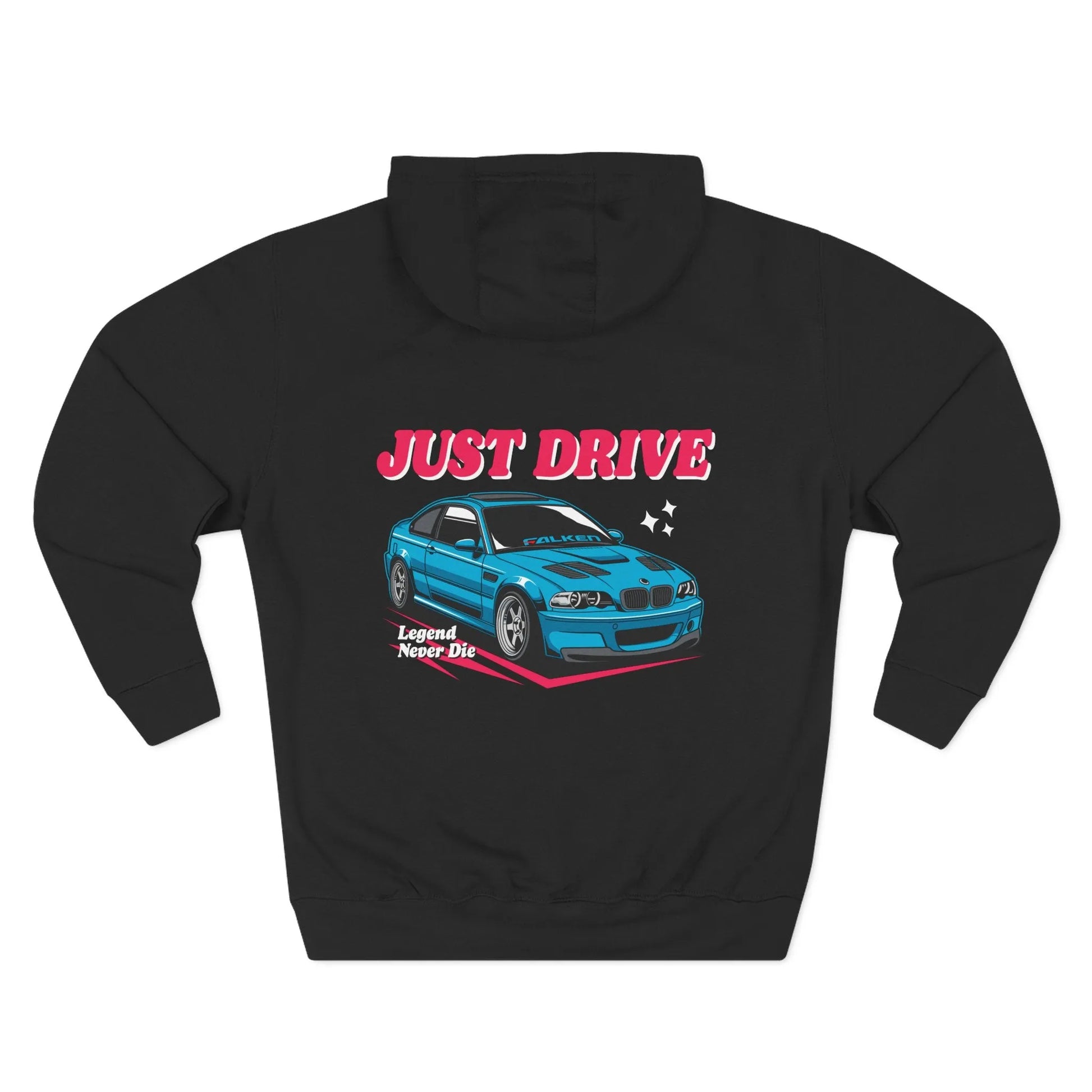 BMW E46 "Just Drive" Fleece Hoodie