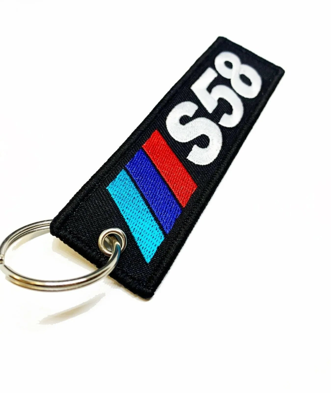 S58 Key Tag / B58 Key Chain / S58 Flight Tag Black ( BPR Colors) for BMW M3 / M4