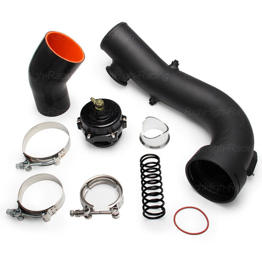 🔥🔥50MM BOV Intake Turbo Charge Pipe Kit for BMW N54 E88 E90 E92 135I 335I