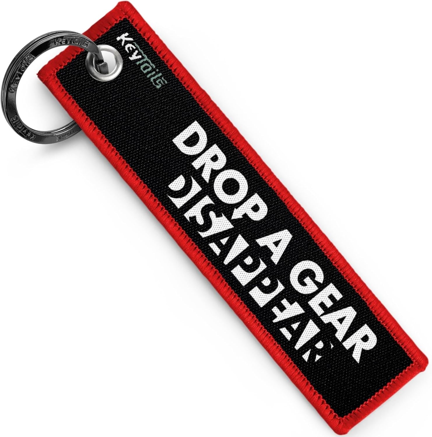 Keychains, Premium Quality Key Tag for Motorcycle, Car, Scooter, ATV, UTV [Drop a Gear & Disappear]