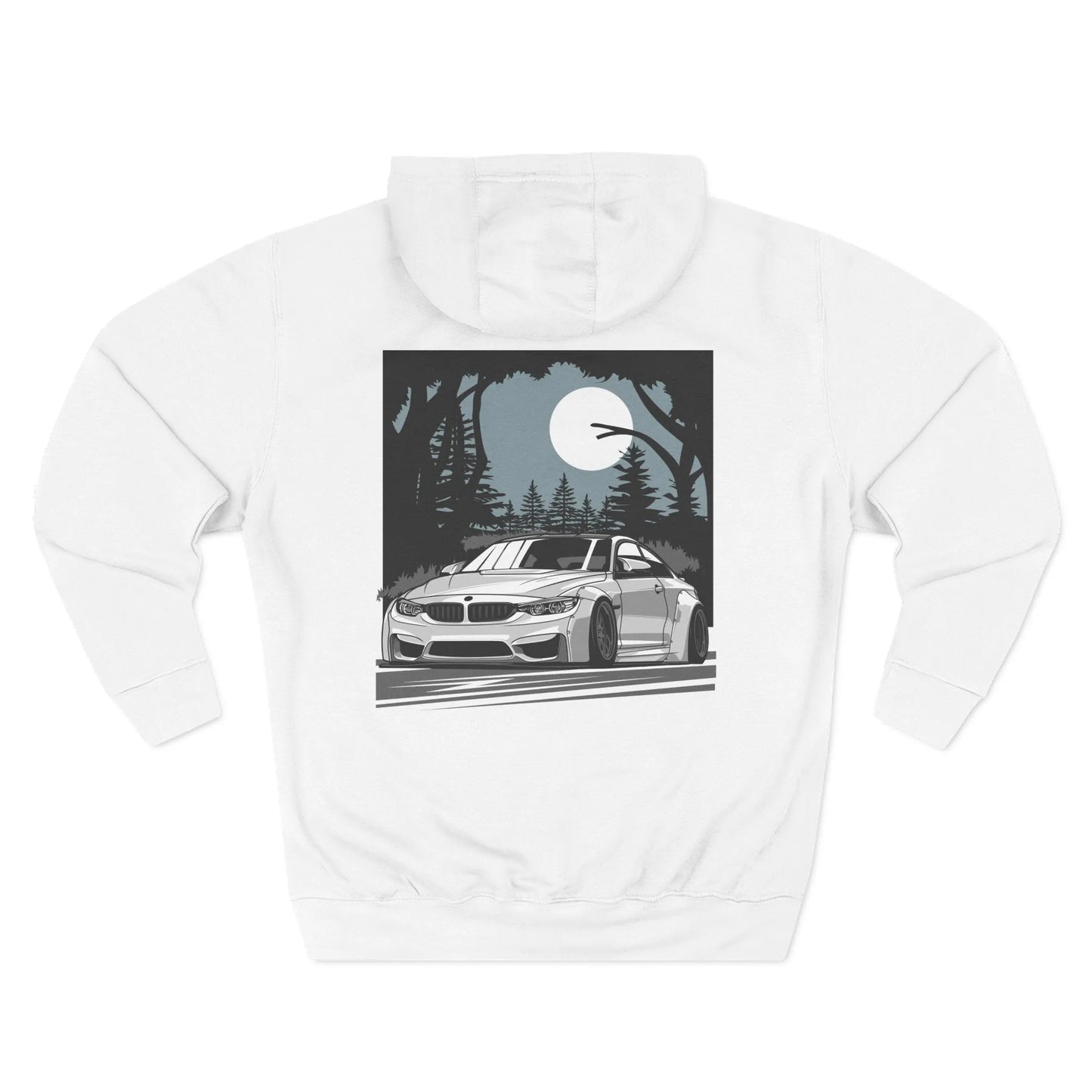 BMW M4 F82 Hoodie — Three-Panel Fleece Car Enthusiast Hoodie