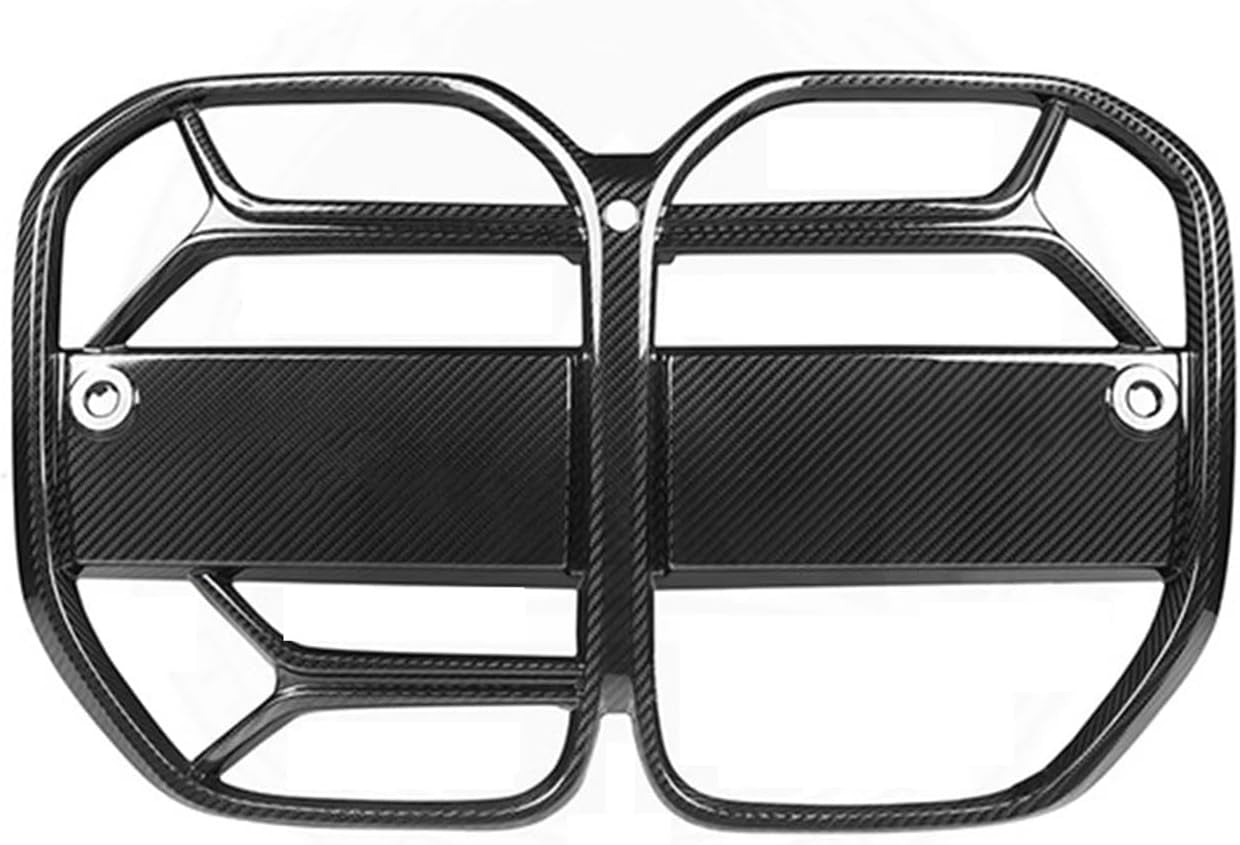 Front Bumper CSL Style Replacement Mesh Grill Compatible for BMW 4 Series G22 G23 430I & M440I 2021+ Carbon Fiber(Carbon)