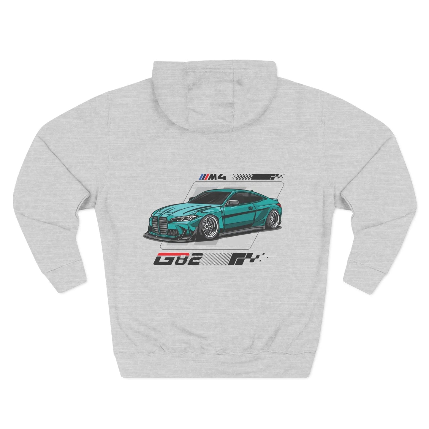 BMW M4 G82 Hoodie — Three-Panel Fleece Car Enthusiast Pullover