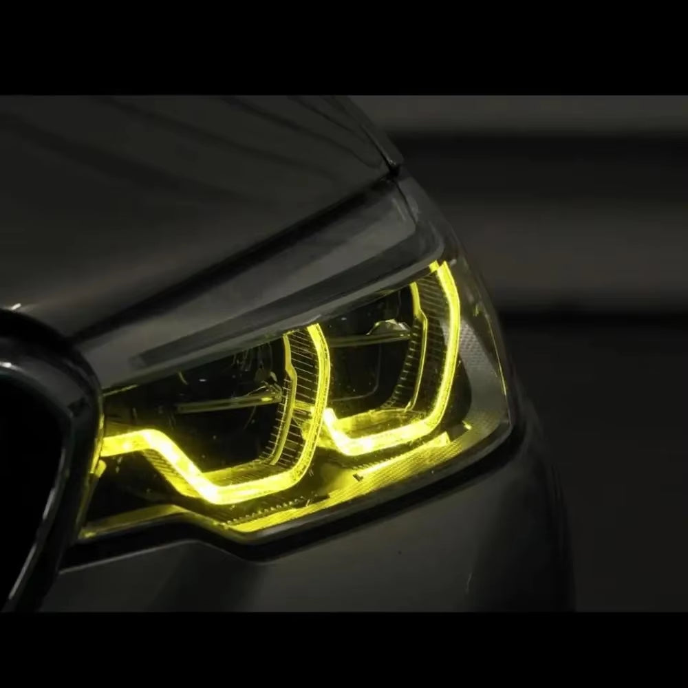 G30 M5 Yellow DRL Modules for 2017 2018 2019 5 Series F90 520I 530I 540I G32 F90 GT Adaptive LED Headlight Red Angel Eye