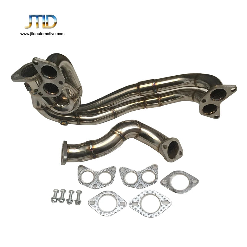 High Flow Catless Downpipes with Heat Shield For BMW M5 M8 F90 F91 F92 F93 S63