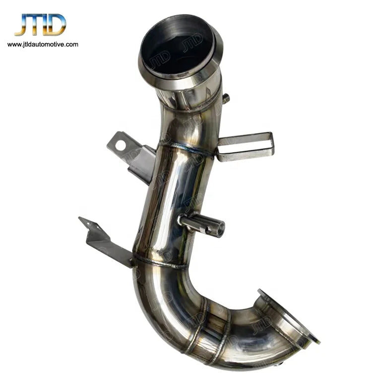 High Flow Catless Downpipes with Heat Shield For BMW M5 M8 F90 F91 F92 F93 S63