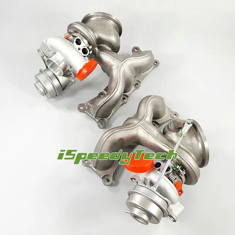 N54 Billet 6+6 TD04 17T Stage 2 Turbos 650HP