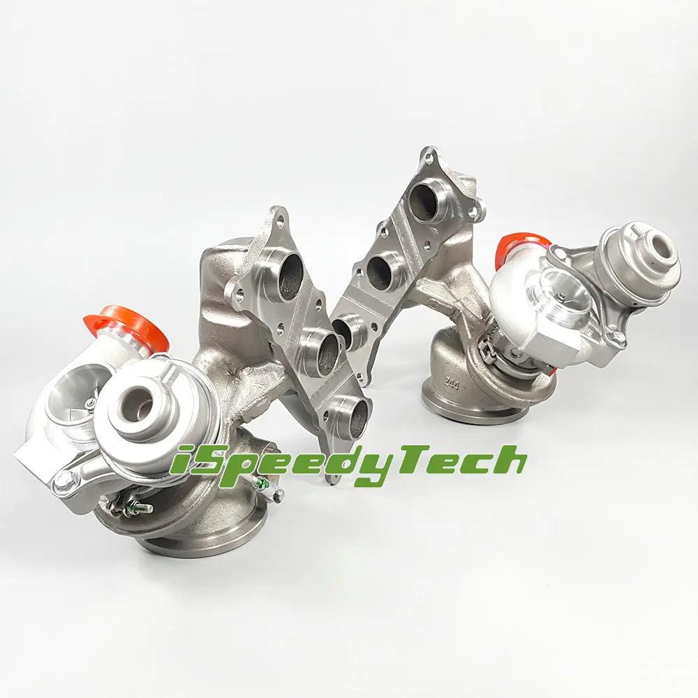 N54 Billet 6+6 TD04 17T Stage 2 Turbos 650HP