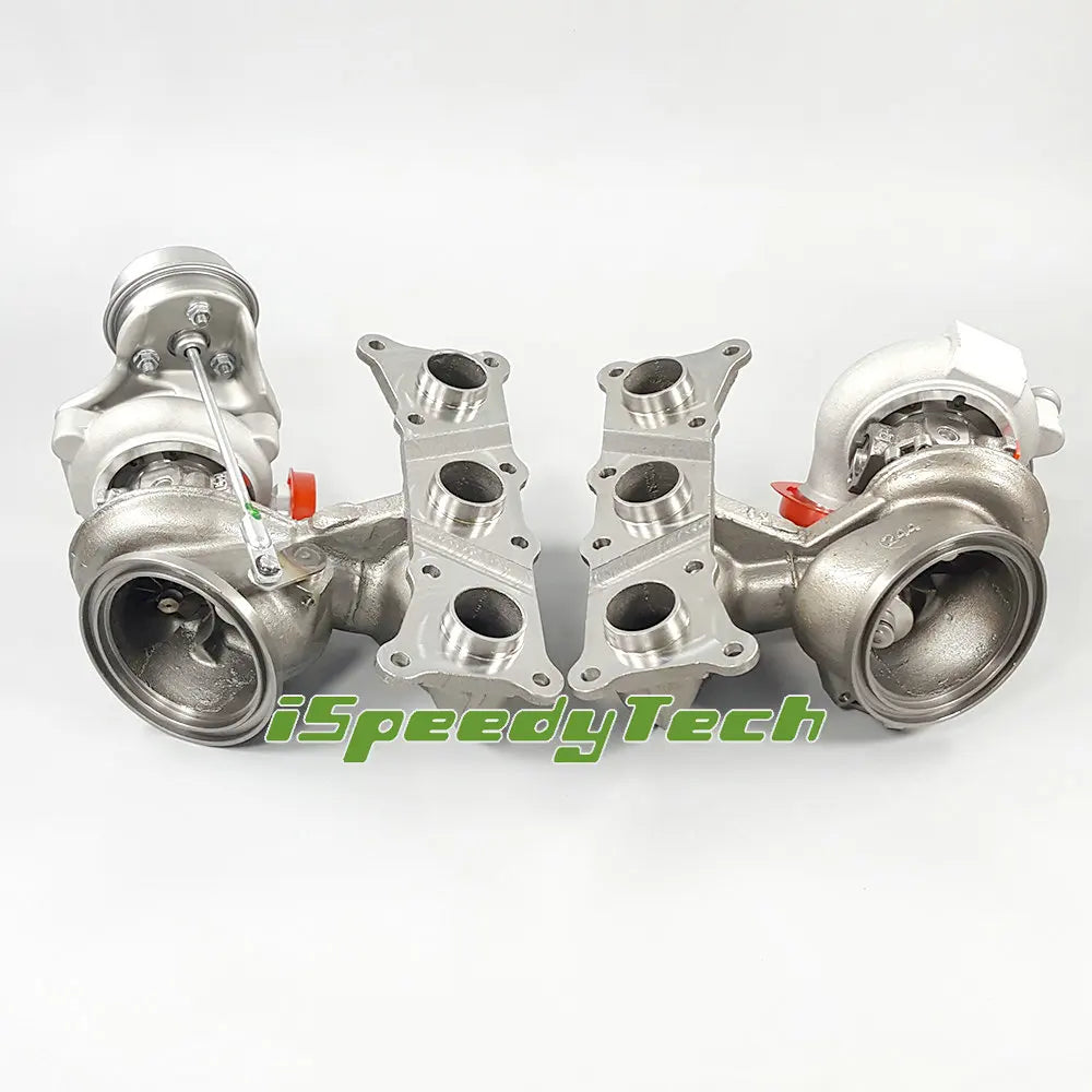 N54 Billet 6+6 TD04 17T Stage 2 Turbos 650HP