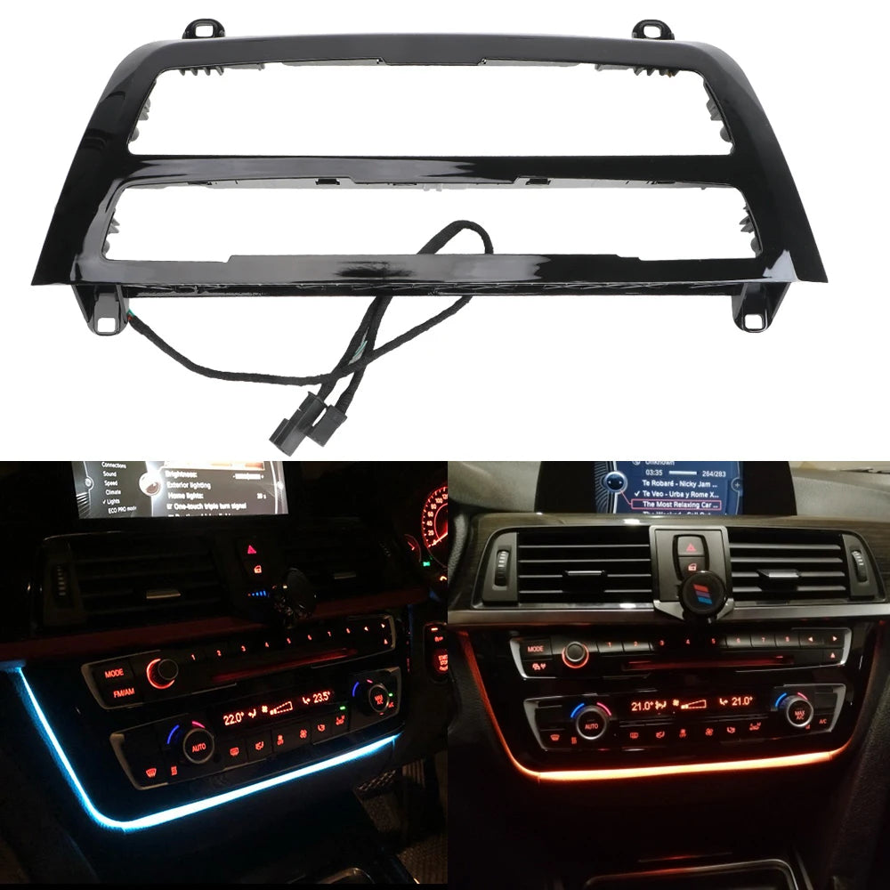 LED Dashboard Instrument Cluster Radio Frame For BMW F30 F31 F32 F33 F35 F36 F80 F82 F83