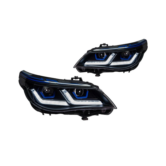 Faros delanteros estilo G30 del BMW Serie 5 E60 2003-2006