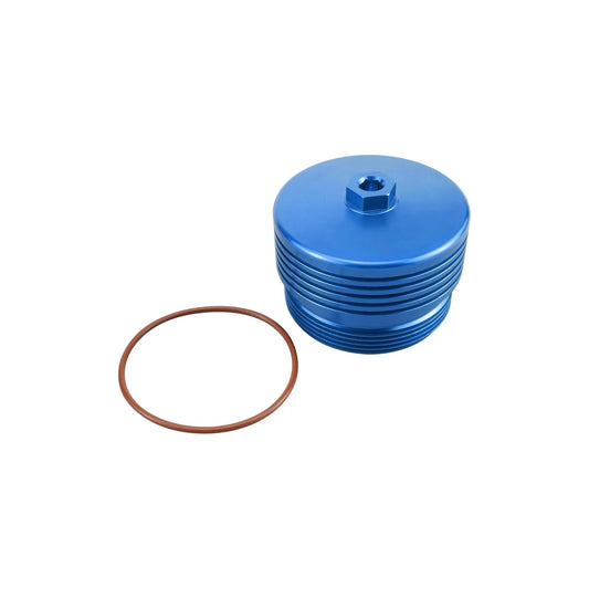 Oil Filter Cap Cover with Seal O-Ring BMW N54 N55 E90 E92 E82 E83 E60 E70 F10 X5 Z4 335I 135I 535I X3 X5 Engines Blue