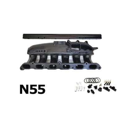 Black Aluminum Intake Manifold + Fuel Rail Kit BMW N55