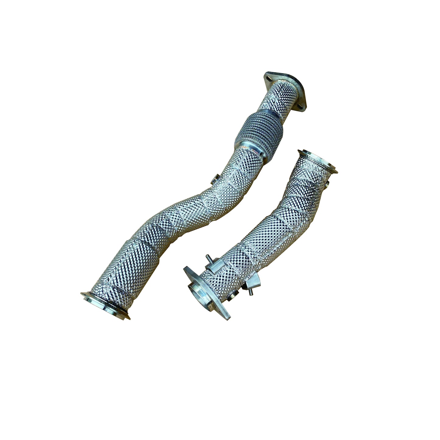 For BMW G80 M3 G82 M4 S58 3.0T Engine Cat-free Downpipe Catalytic Converter Exhaust System With Heat Shield