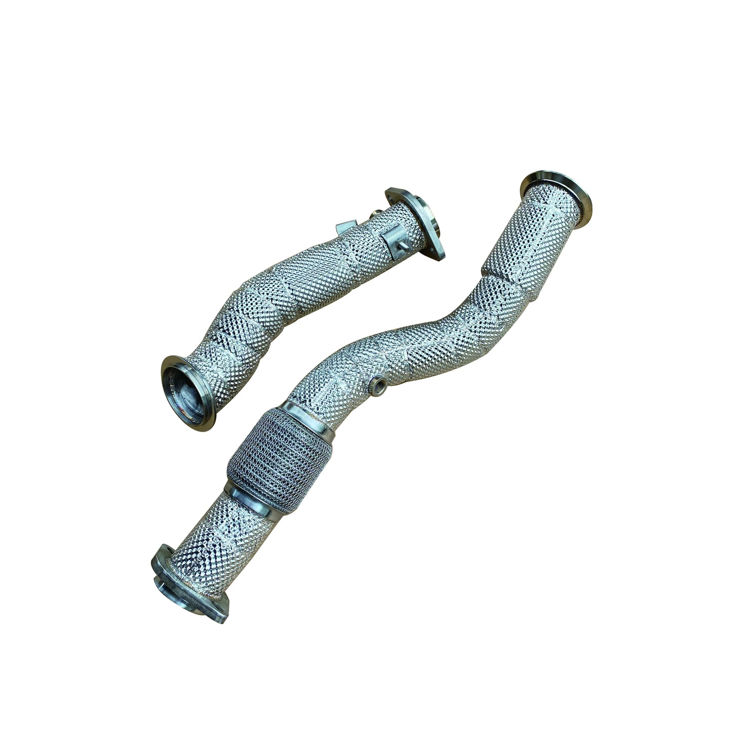 For BMW G80 M3 G82 M4 S58 3.0T Engine Cat-free Downpipe Catalytic Converter Exhaust System With Heat Shield