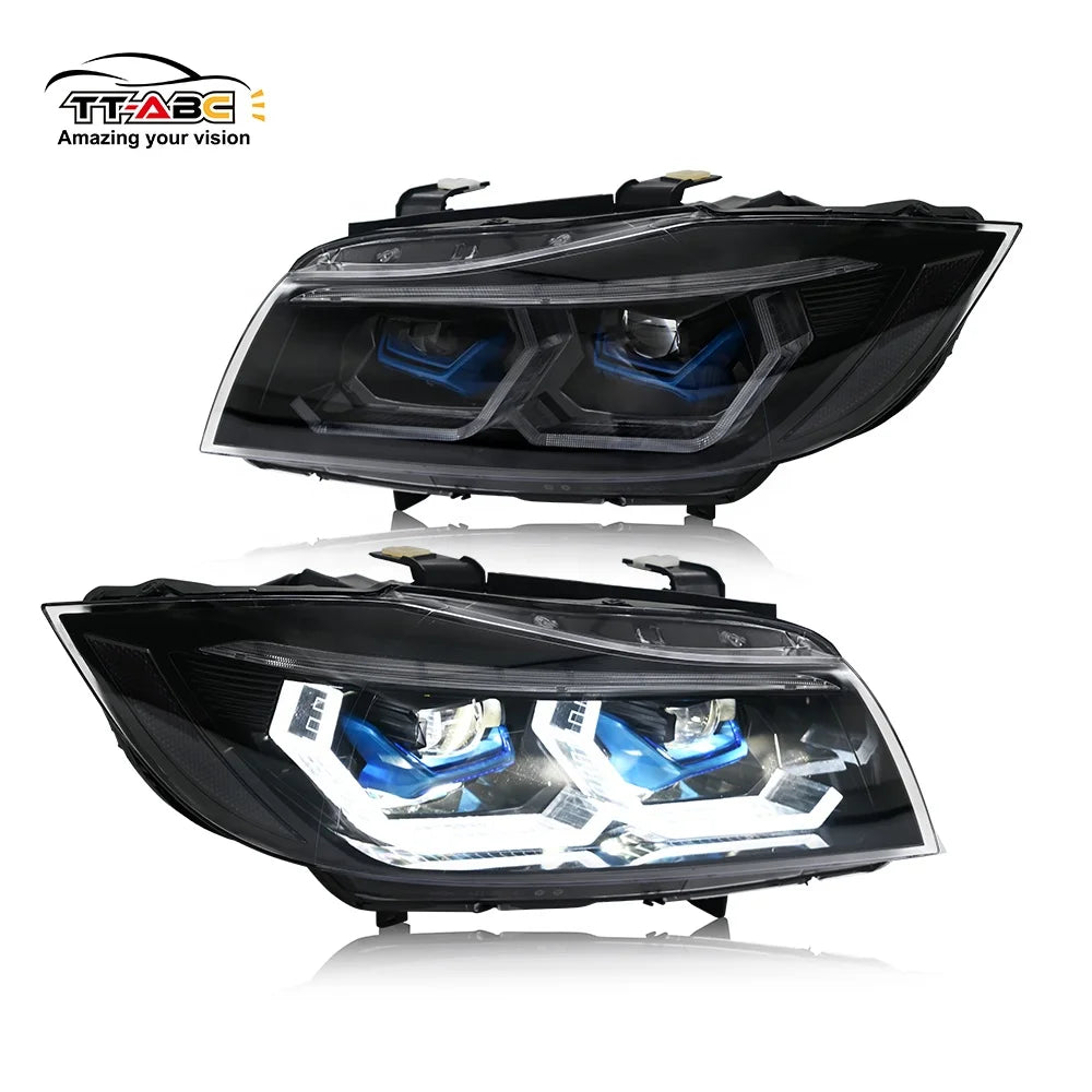 M4 Style Headlamp for 2005-2012 BMW E90 Led Headlight 328i 335i 328xi 335d 335xi