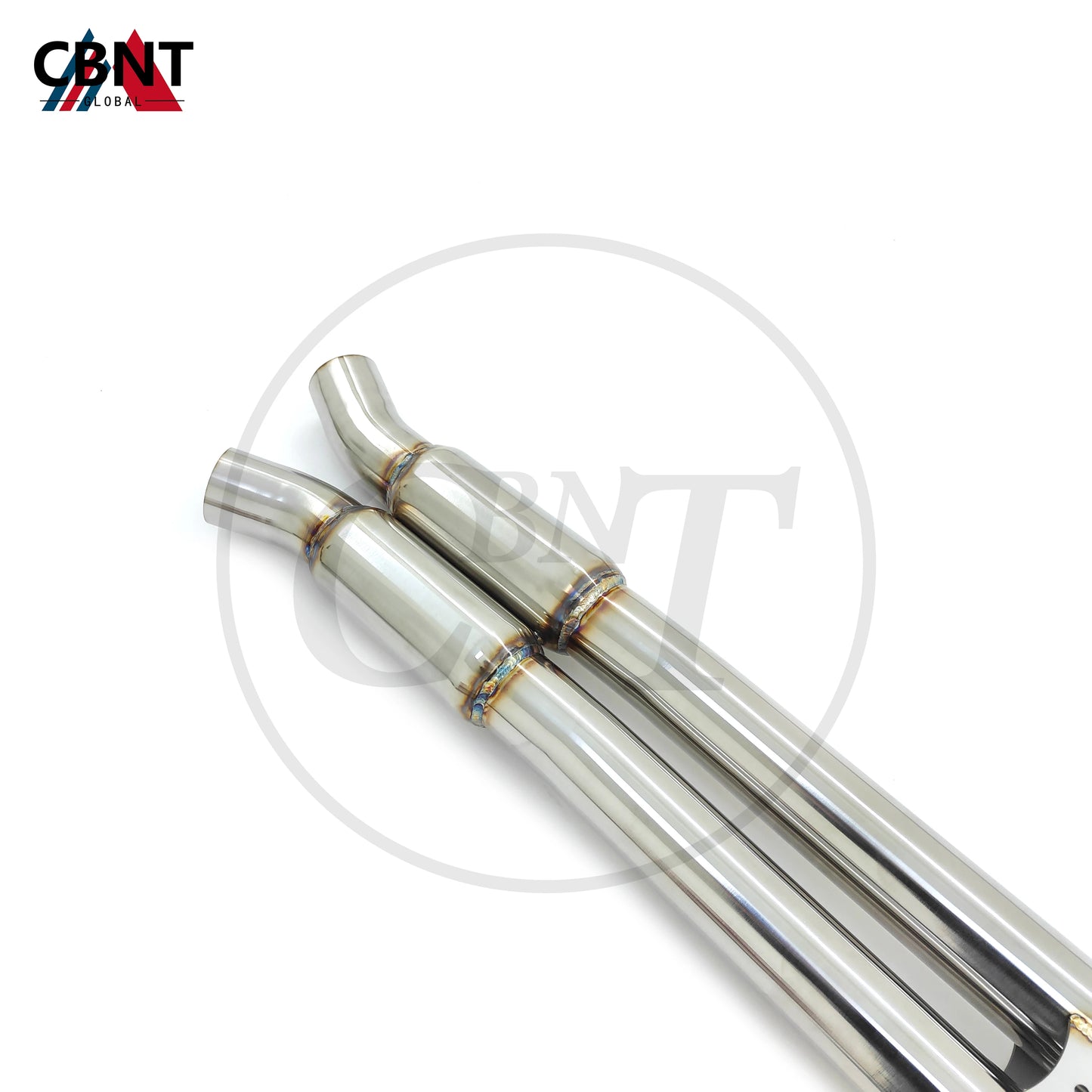 Downpipe & Equal Length Mid Pipe with Resonators Exhaust Pipe SS304 Exhaust System for BMW X3M F97 X4M F98 S58 3.0T