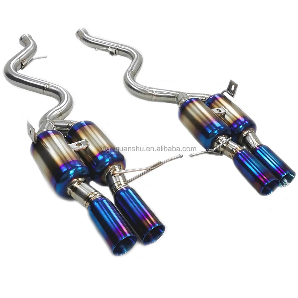 Axle back titanium Exhaust system for BMW M3 E90 E92 S65